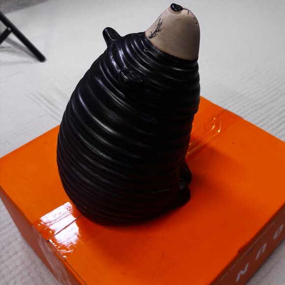 Black Bear Ceramic Everyday Cookie & Candy Jar with Lid - Picture 2 of 6